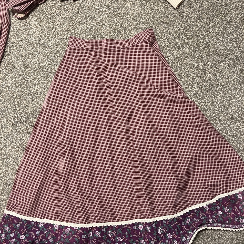 RARE Gunne Sax skirt and blouse set - Picture 6 of 7